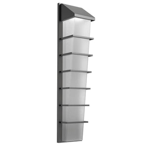 Hammerton Studio - ODB0081-02-AG-FS-L2 - LED Wall Sconce - Outdoor Lighting - Argento Grey