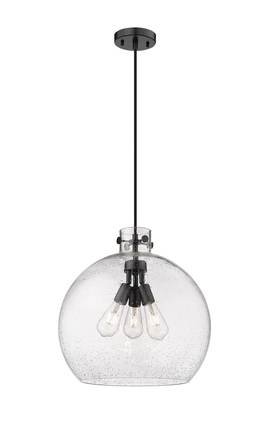 Innovations - 410-3PL-BK-G410-18SDY - Three Light Pendant - Downtown Urban - Matte Black