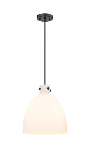 Innovations - 410-3PL-BK-G412-16WH - Three Light Pendant - Downtown Urban - Matte Black