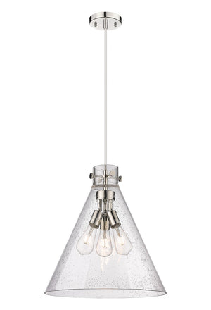 Innovations - 410-3PL-PN-G411-18SDY - Three Light Pendant - Downtown Urban - Polished Nickel