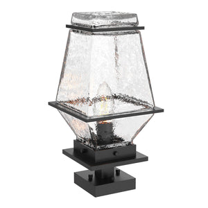 Hammerton Studio - OMB0077-01-TB-C-E2 - One Light Pier Mount - Outdoor Lighting - Textured Black