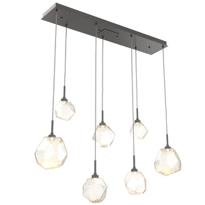 Hammerton Studio - PLB0039-07-GP-A-C01-L1 - LED Linear Pendant - Gem - Graphite