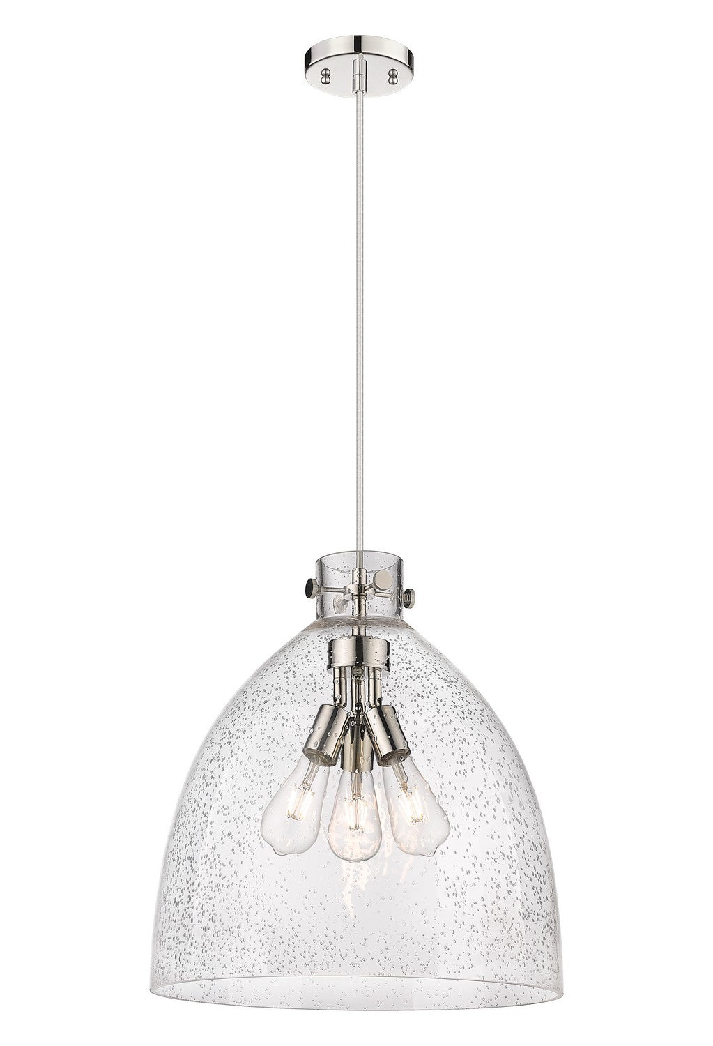 Innovations - 410-3PL-PN-G412-18SDY - Three Light Pendant - Downtown Urban - Polished Nickel