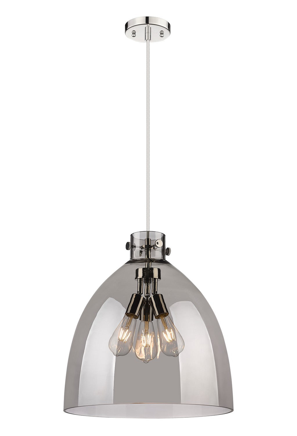 Innovations - 410-3PL-PN-G412-18SM - Three Light Pendant - Downtown Urban - Polished Nickel