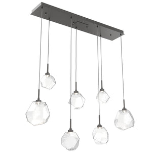 Hammerton Studio - PLB0039-07-GP-C-C01-L1 - LED Linear Pendant - Gem - Graphite