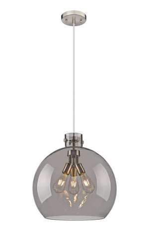 Innovations - 410-3PL-SN-G410-18SM - Three Light Pendant - Downtown Urban - Satin Nickel