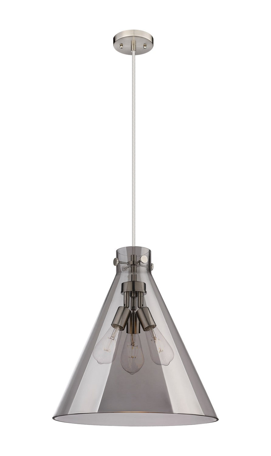 Innovations - 410-3PL-SN-G411-18SM - Three Light Pendant - Downtown Urban - Satin Nickel