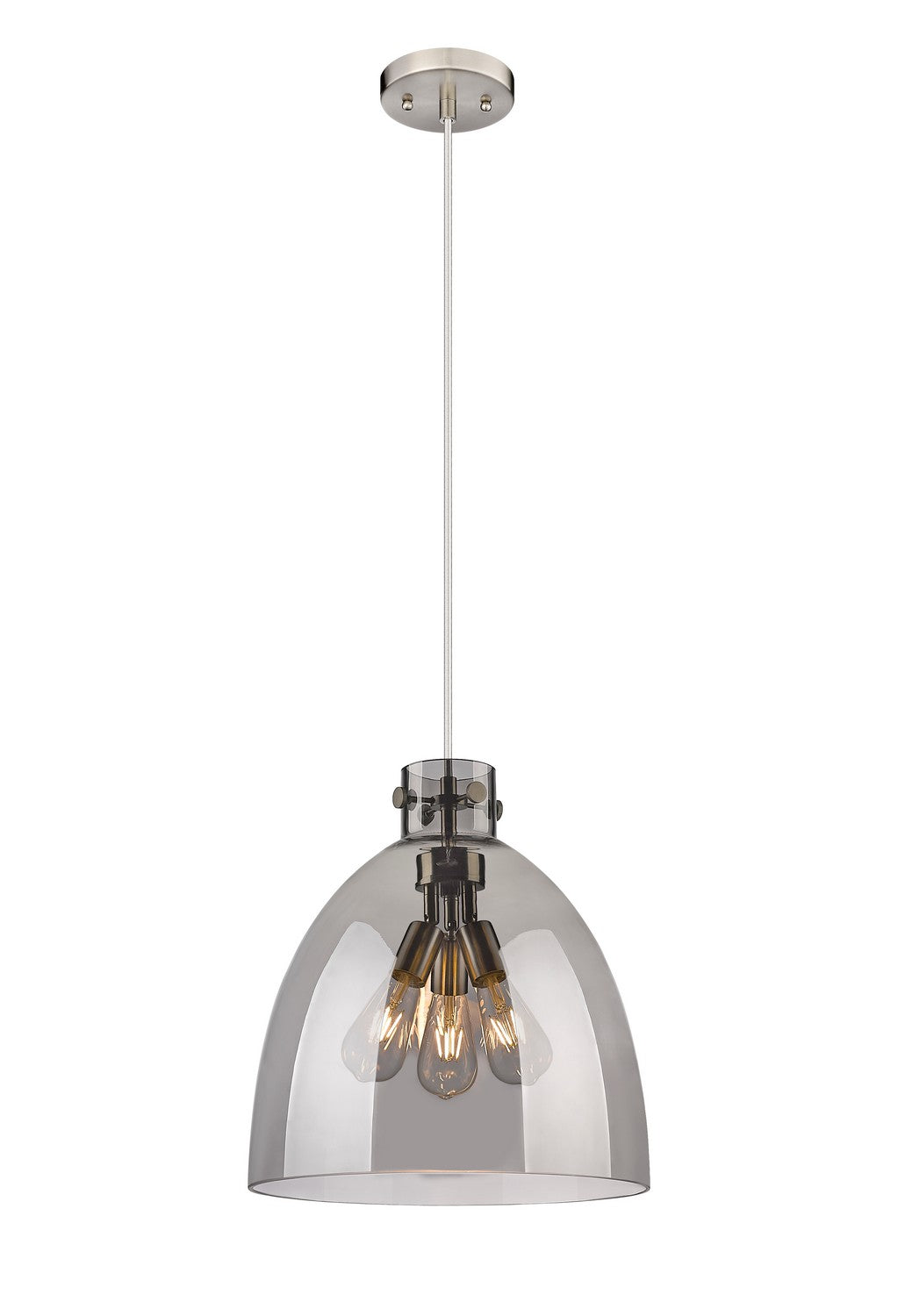 Innovations - 410-3PL-SN-G412-16SM - Three Light Pendant - Downtown Urban - Satin Nickel