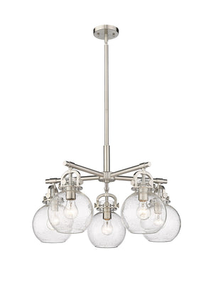 Innovations - 410-5CR-SN-G410-7SDY - Five Light Chandelier - Downtown Urban - Satin Nickel