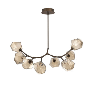 Hammerton Studio - PLB0039-BB-FB-B-001-L3-RTS - LED Branch - Gem - Flat Bronze