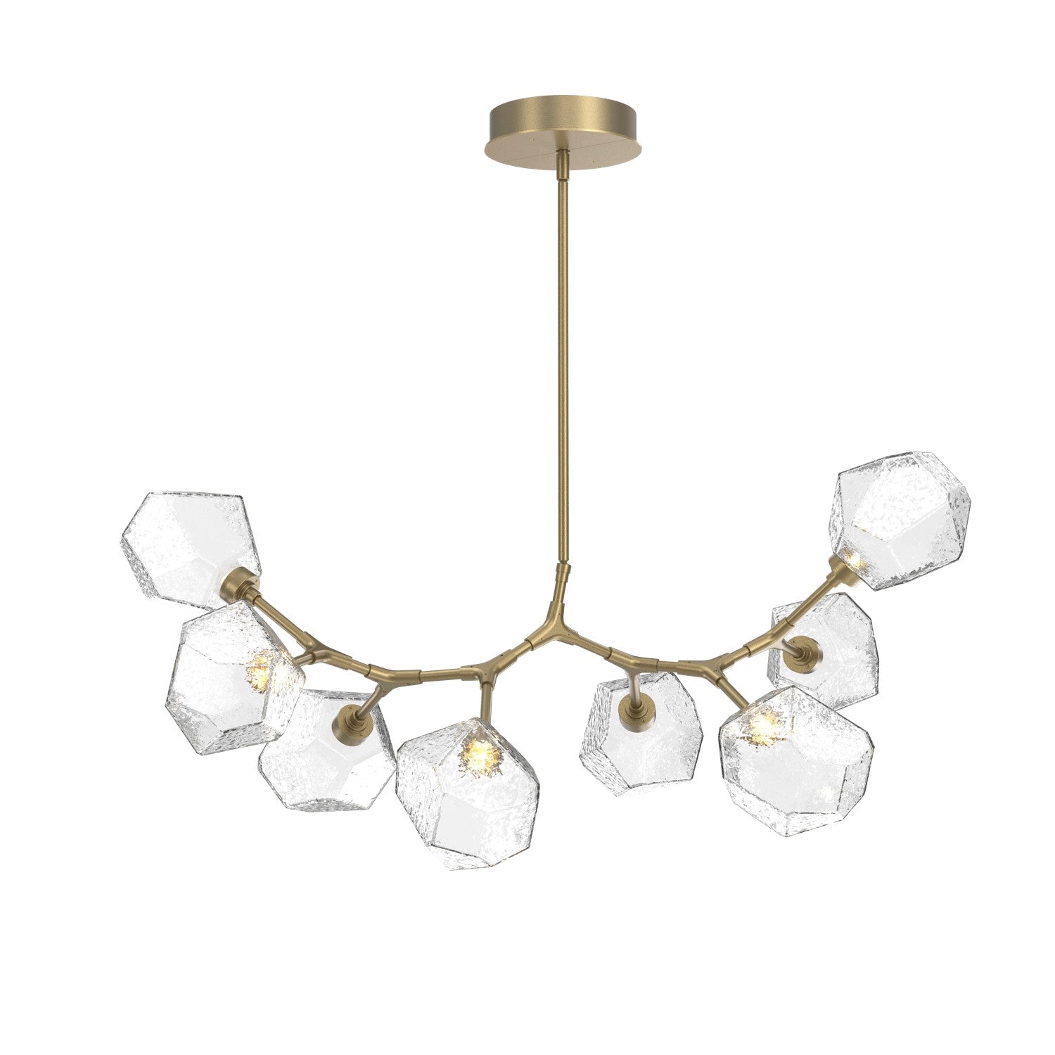 Hammerton Studio - PLB0039-BB-GB-C-001-L3-RTS - LED Branch - Gem - Gilded Brass