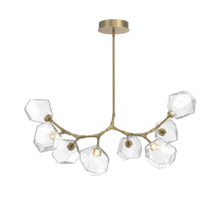 Hammerton Studio - PLB0039-BB-GB-C-001-L3-RTS - LED Branch - Gem - Gilded Brass