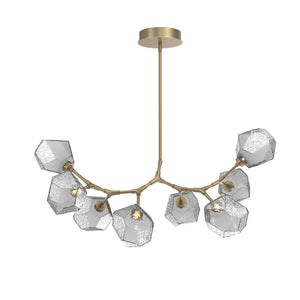 Hammerton Studio - PLB0039-BB-GB-S-001-L3-RTS - LED Branch - Gem - Gilded Brass