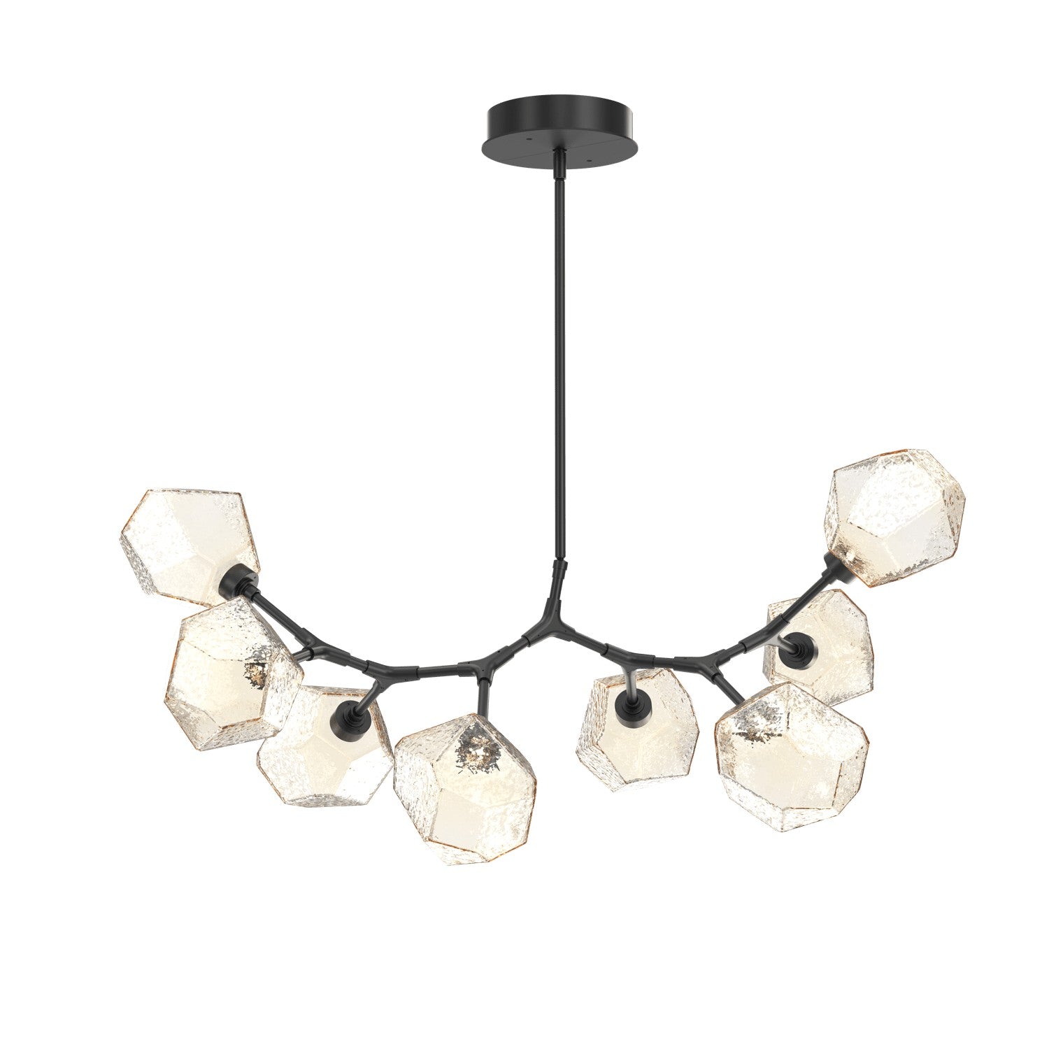 Hammerton Studio - PLB0039-BB-MB-A-001-L3-RTS - LED Branch - Gem - Matte Black