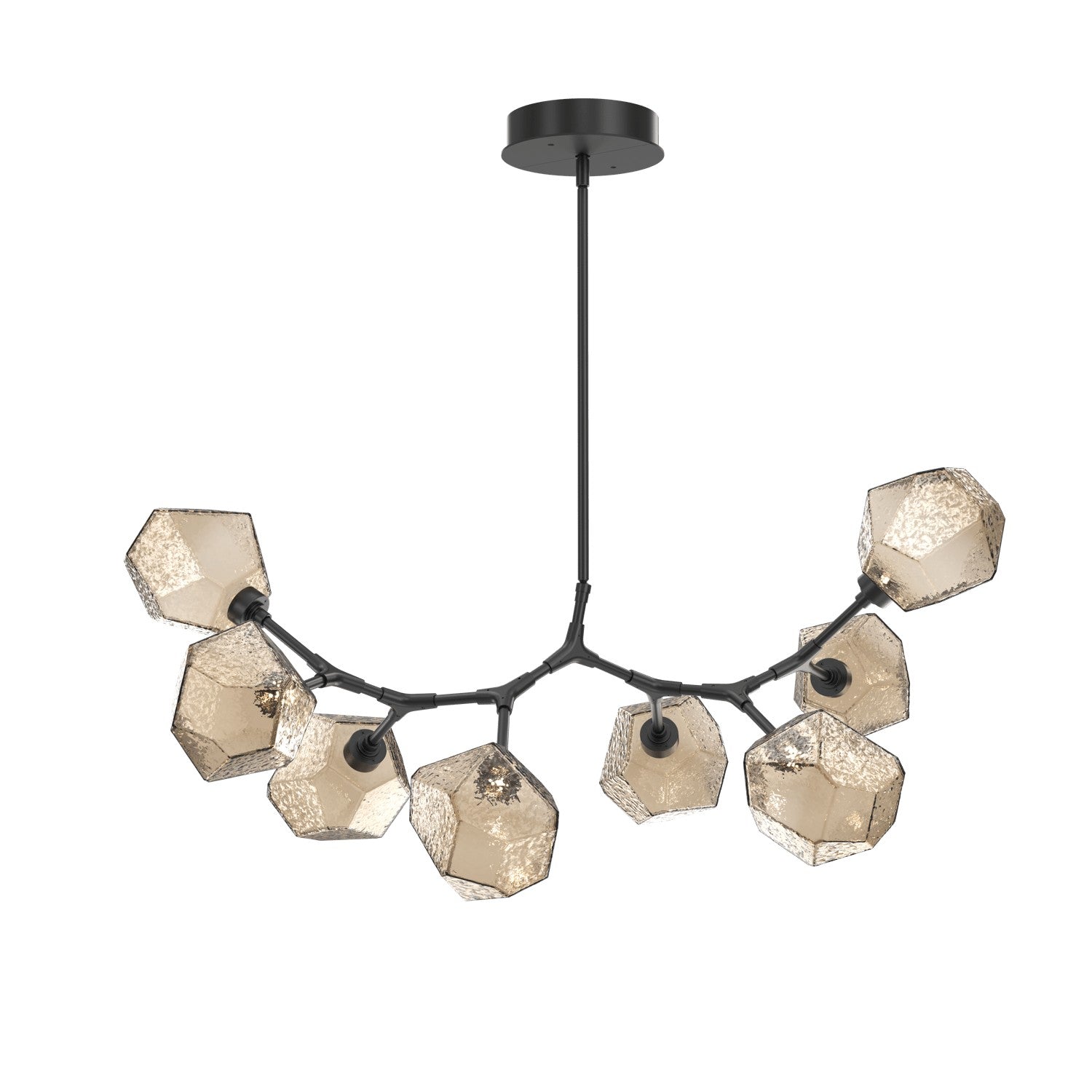 Hammerton Studio - PLB0039-BB-MB-B-001-L3-RTS - LED Branch - Gem - Matte Black