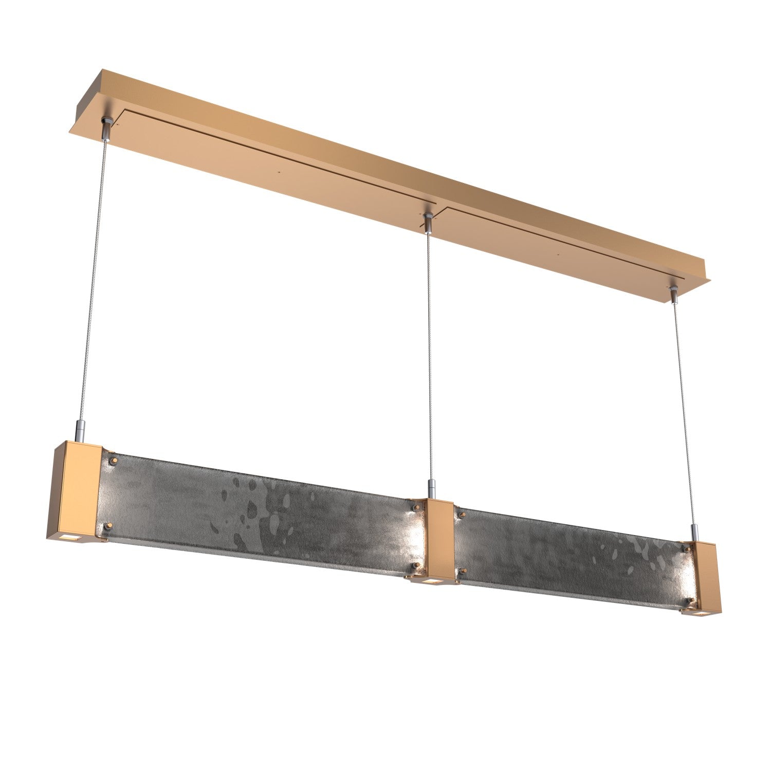 Hammerton Studio - PLB0042-47-NB-SG-CA1-L3 - LED Linear Suspension - Parallel - Novel Brass