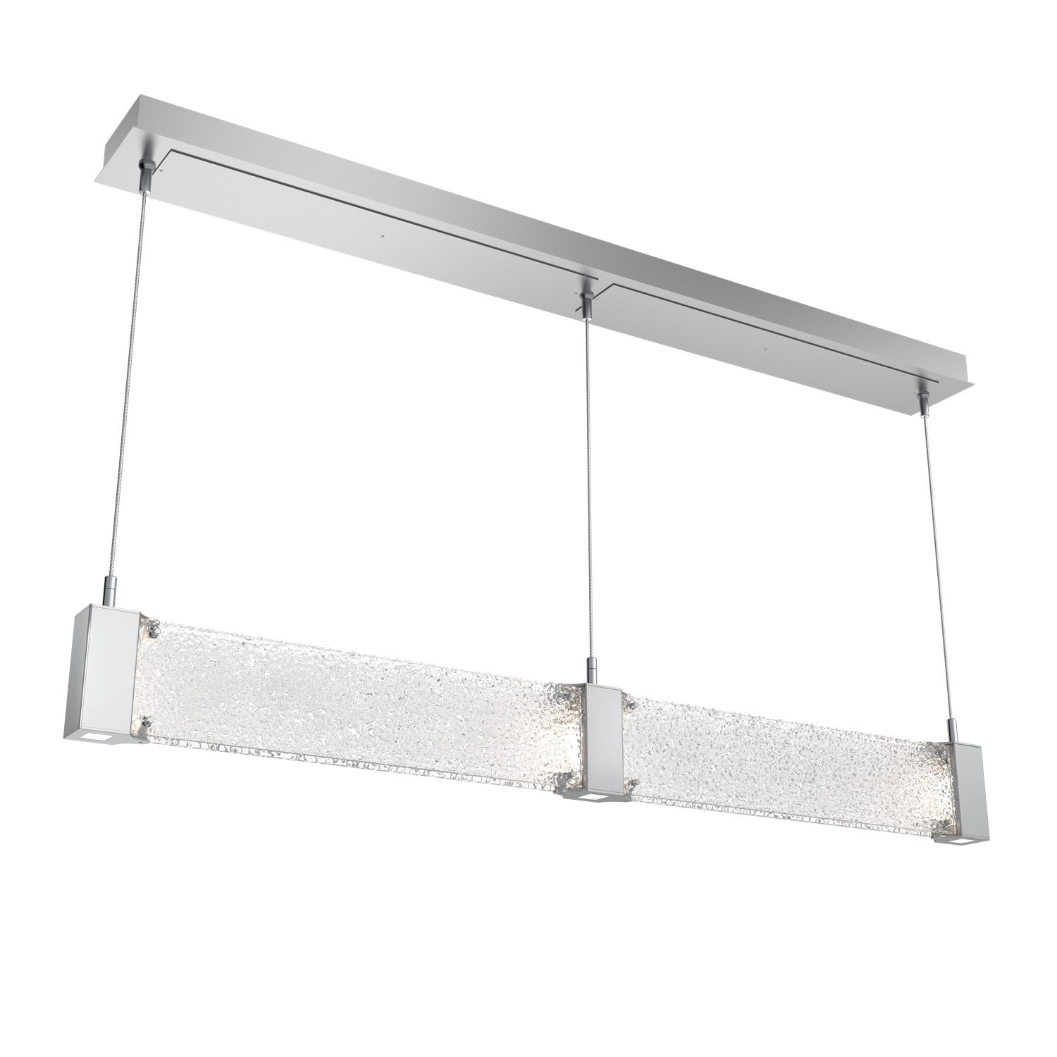 Hammerton Studio - PLB0042-47-CS-CR-CA1-L1 - LED Linear Suspension - Parallel - Classic Silver