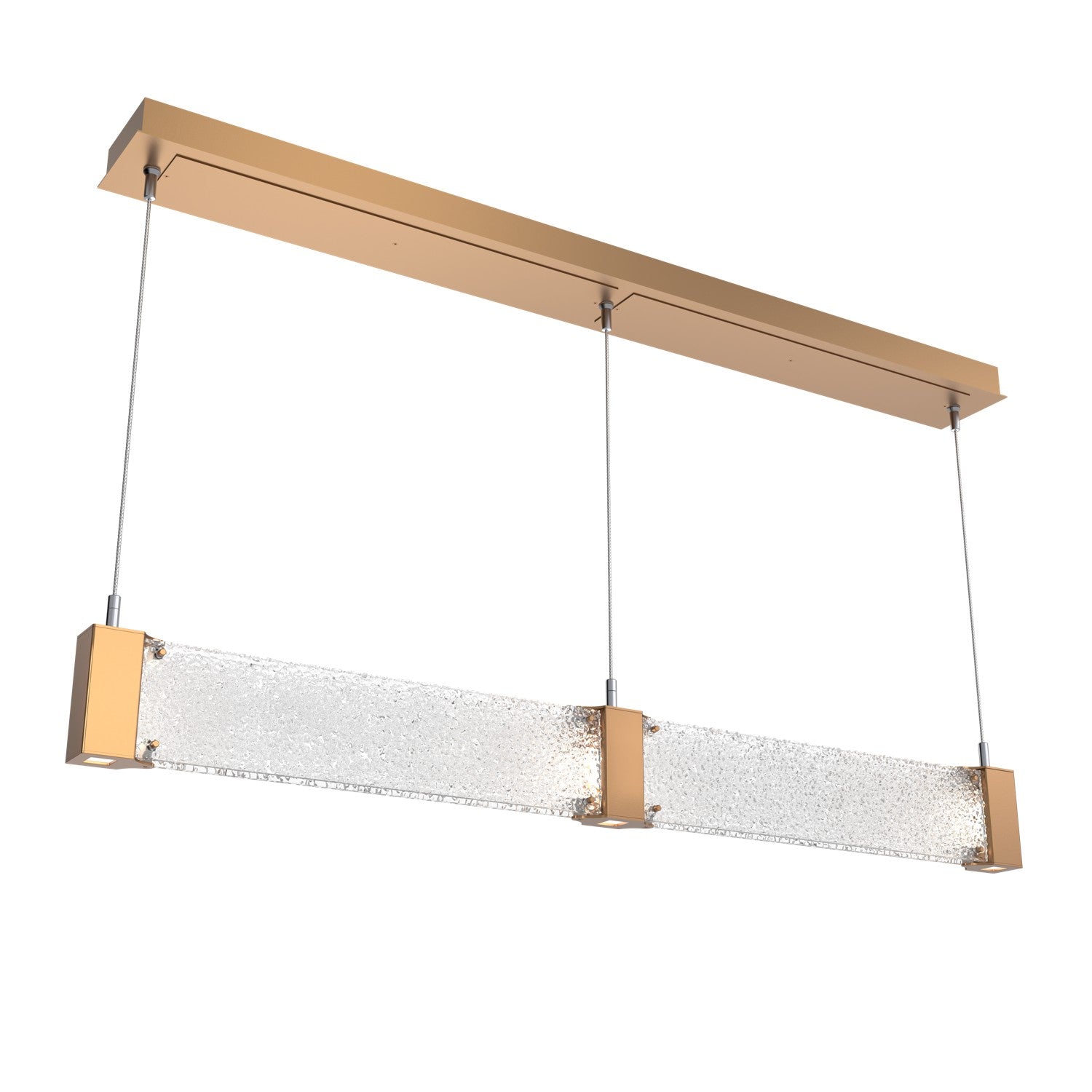 Hammerton Studio - PLB0042-47-NB-CR-CA1-L3 - LED Linear Suspension - Parallel - Novel Brass