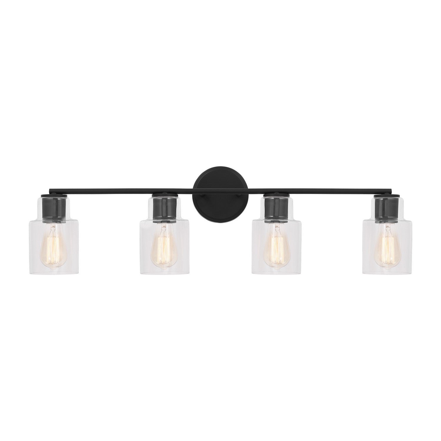 Visual Comfort Studio - DJV1004MBK - Four Light Bath - Sayward - Midnight Black