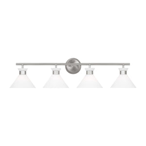 Visual Comfort Studio - DJV1014BS - Four Light Bath - Belcarra - Brushed Steel