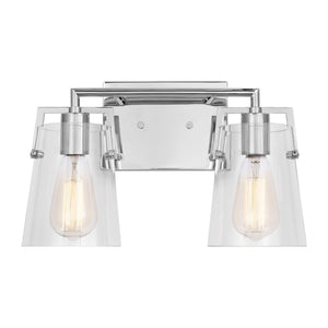 Visual Comfort Studio - DJV1032CH - Two Light Bath - Crofton - Chrome