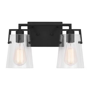 Visual Comfort Studio - DJV1032MBK - Two Light Bath - Crofton - Midnight Black