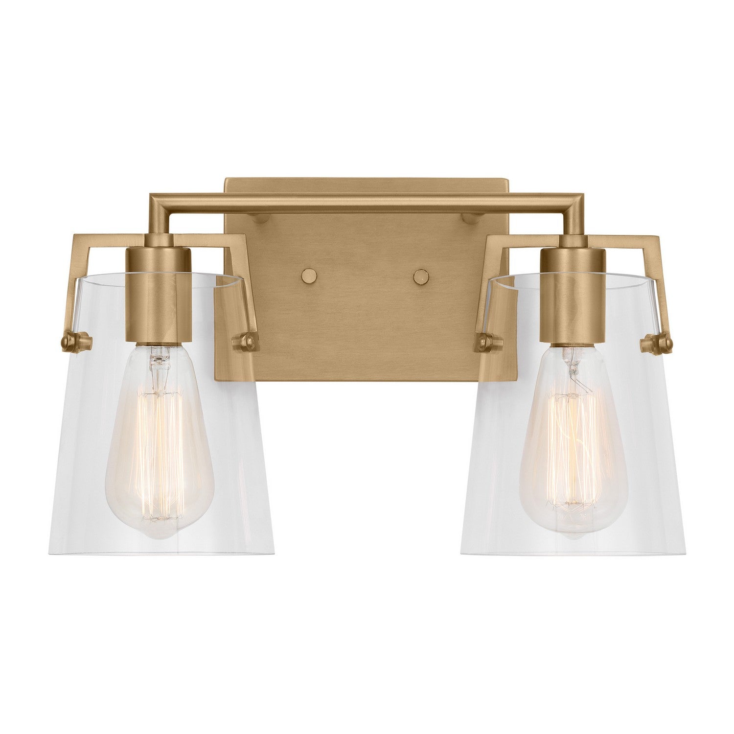 Visual Comfort Studio - DJV1032SB - Two Light Bath - Crofton - Satin Brass