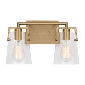 Visual Comfort Studio - DJV1032SB - Two Light Bath - Crofton - Satin Brass