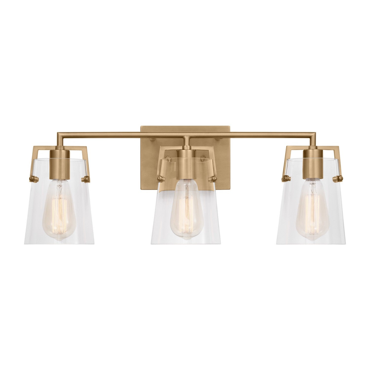 Visual Comfort Studio - DJV1033SB - Three Light Bath - Crofton - Satin Brass