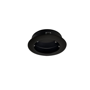 Nora Lighting - NMP-ARECB - Recessed Flange Accessory - Sl LED Undercab Puck Ligh - Black