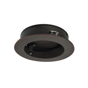 Nora Lighting - NMP-ARECBZ - Recessed Flange Accessory - Sl LED Undercab Puck Ligh - Bronze