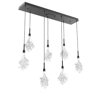 Hammerton Studio - PLB0059-07-MB-BC-C01-L3 - LED Linear Pendant - Blossom - Matte Black