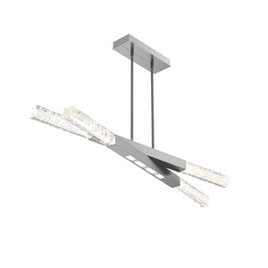 Hammerton Studio - PLB0060-50-CS-GC-001-L1 - LED Linear Suspension - Axis - Classic Silver