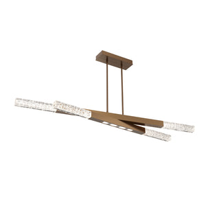 Hammerton Studio - PLB0060-64-NB-GC-001-L1 - LED Linear Suspension - Axis - Novel Brass