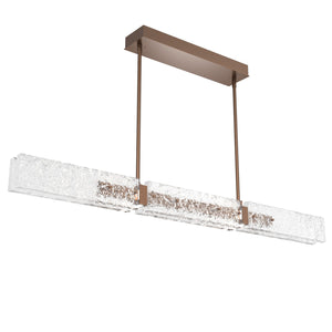 Hammerton Studio - PLB0061-50-BB-GC-001-L1 - LED Chandelier - Glacier - Burnished Bronze