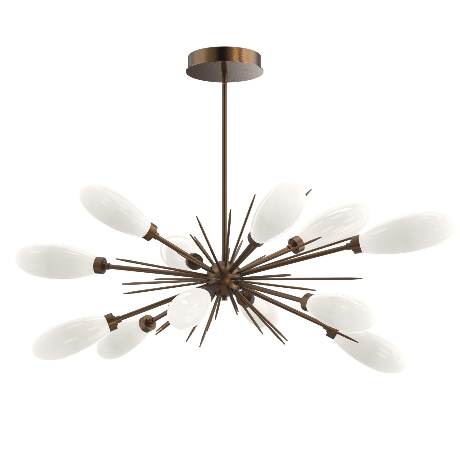 Hammerton Studio - PLB0071-0A-FB-WL-001-L3 - LED Chandelier - Fiori - Flat Bronze