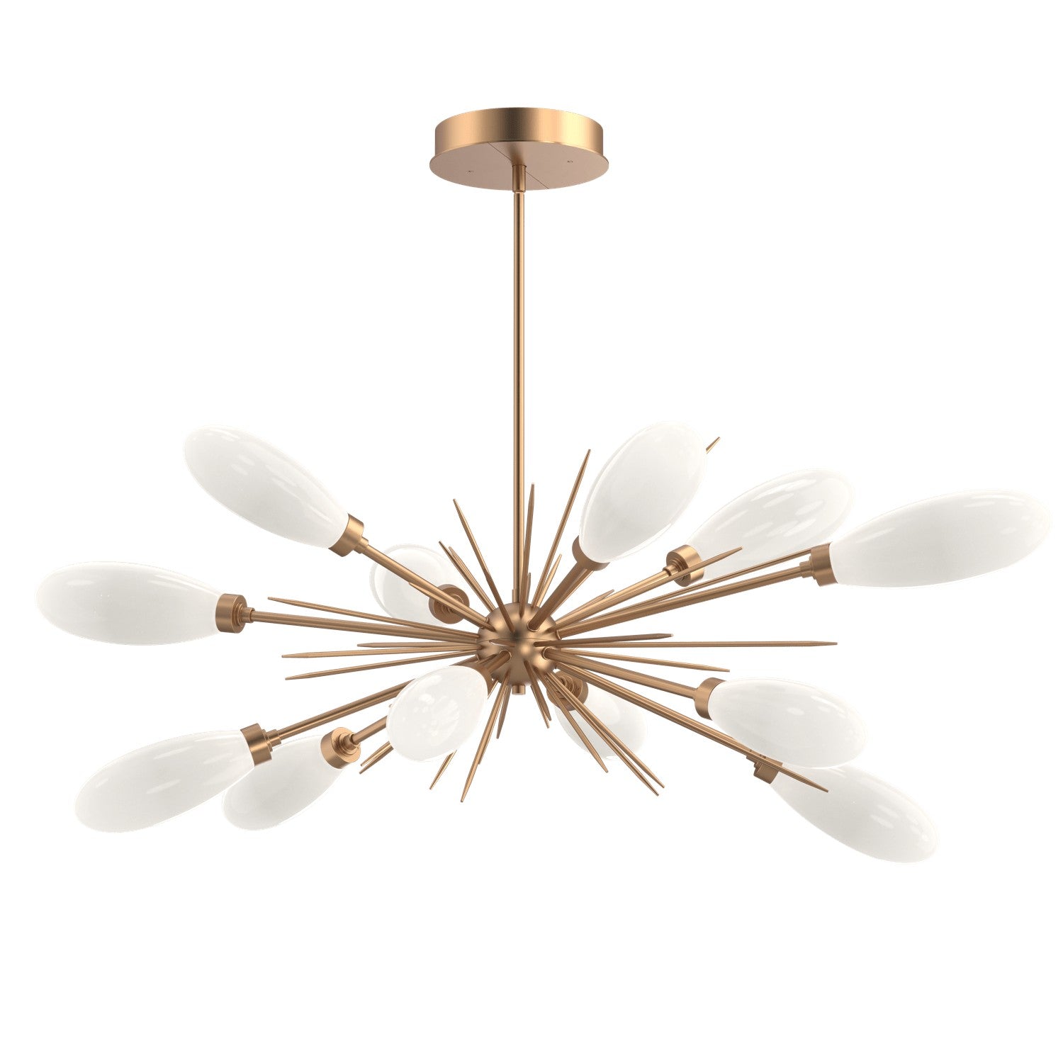 Hammerton Studio - PLB0071-0A-NB-WL-001-L3 - LED Chandelier - Fiori - Novel Brass