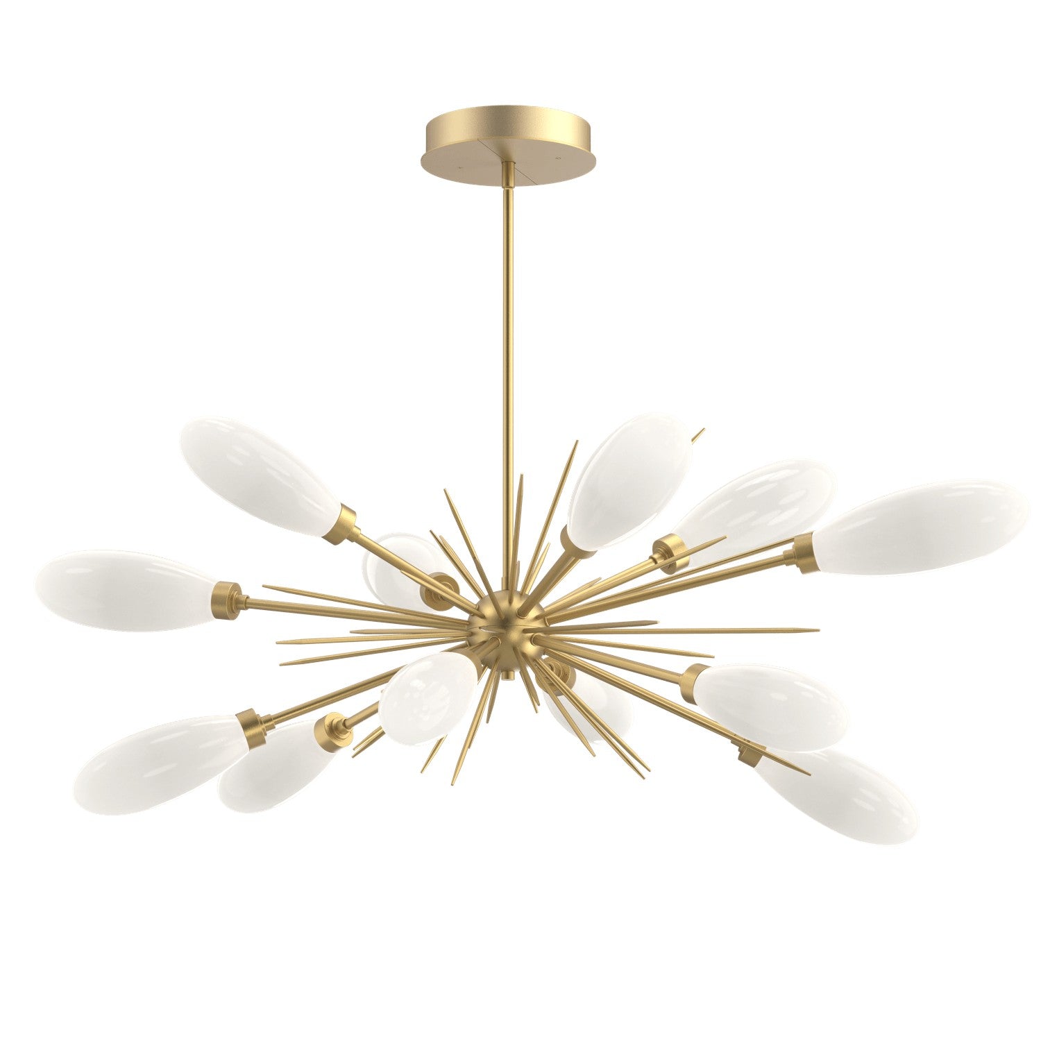 Hammerton Studio - PLB0071-0A-GB-WL-001-L3 - LED Chandelier - Fiori - Gilded Brass