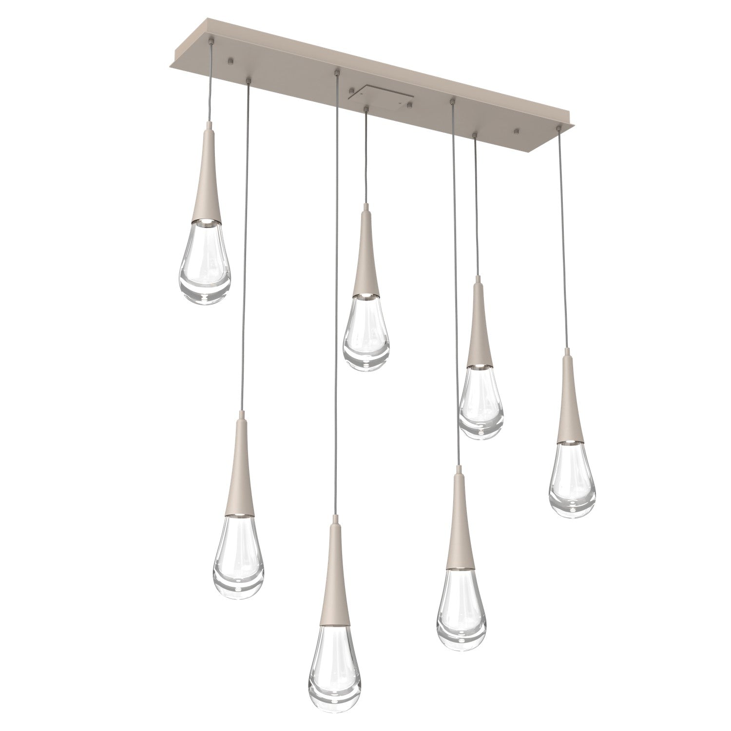 Hammerton Studio - PLB0078-07-BS-C-C01-L1 - LED Linear - Raindrop - Beige Silver