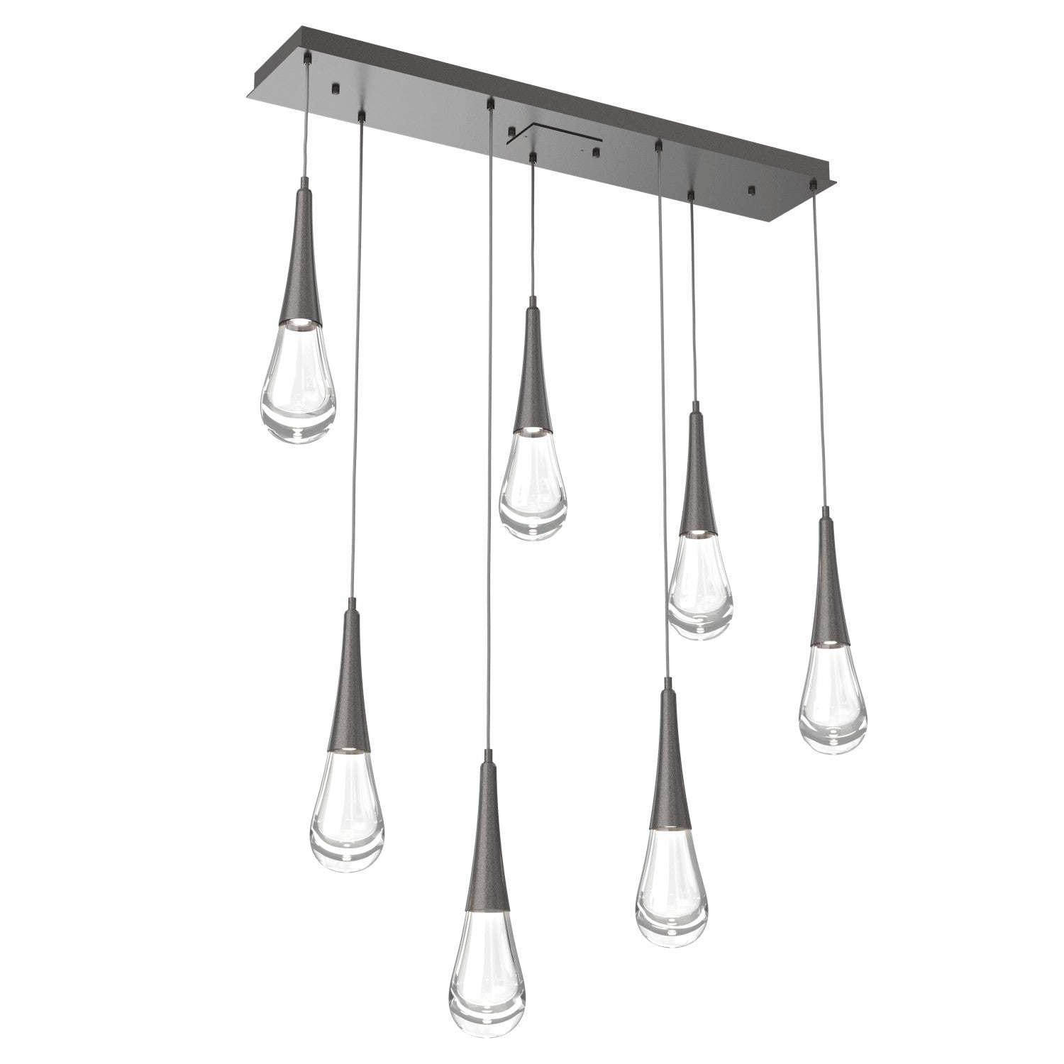 Hammerton Studio - PLB0078-07-GP-C-C01-L1 - LED Linear - Raindrop - Graphite