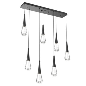 Hammerton Studio - PLB0078-07-MB-C-C01-L1 - LED Linear - Raindrop - Matte Black