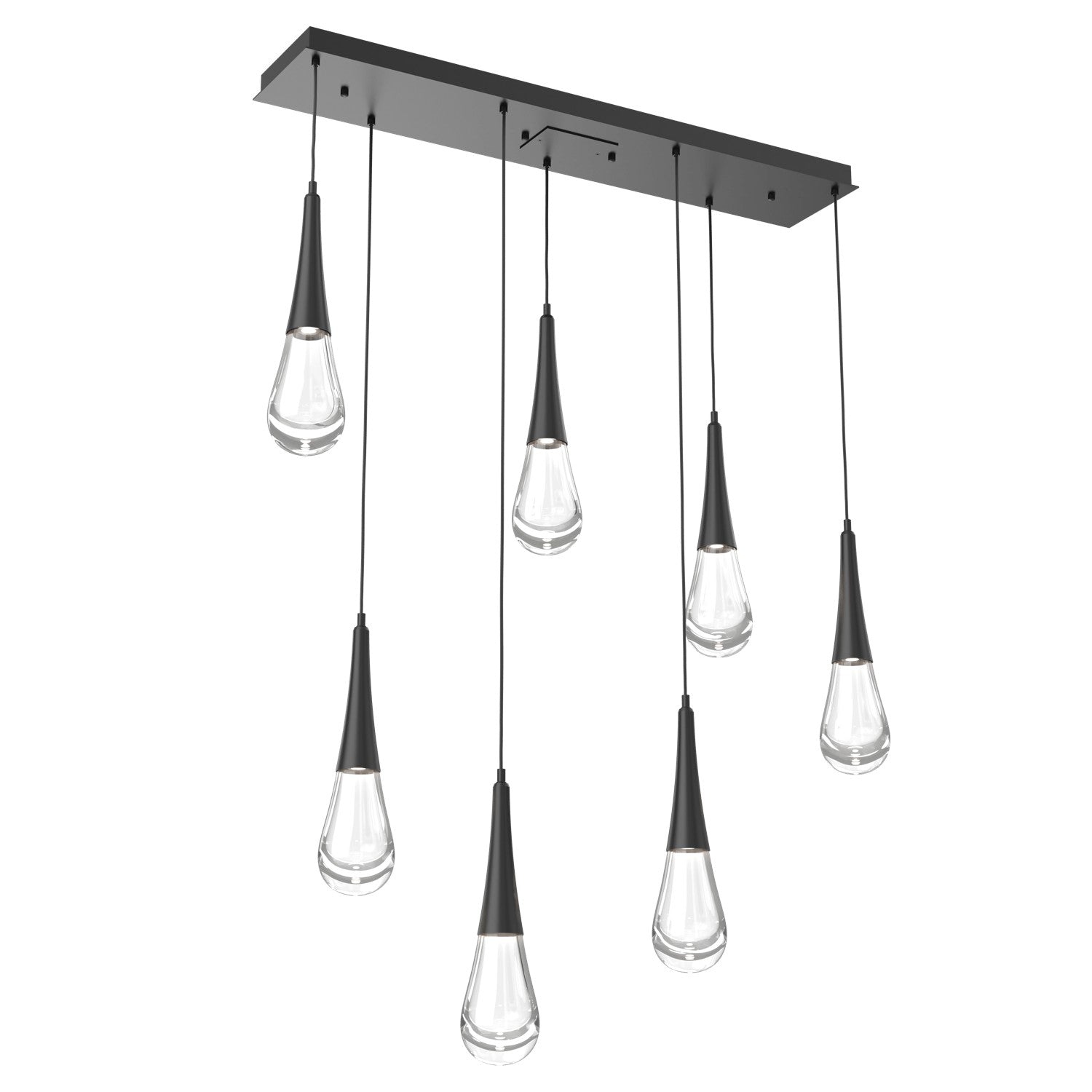 Hammerton Studio - PLB0078-07-MB-C-C01-L3 - LED Linear - Raindrop - Matte Black