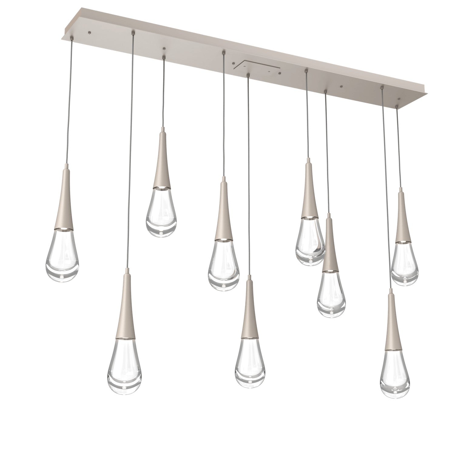 Hammerton Studio - PLB0078-09-BS-C-C01-L1 - LED Linear - Raindrop - Beige Silver