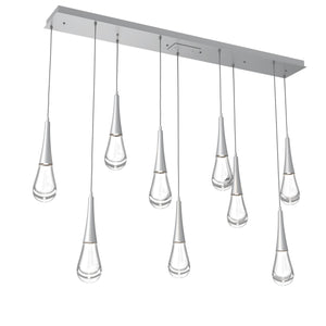 Hammerton Studio - PLB0078-09-CS-C-C01-L1 - LED Linear - Raindrop - Classic Silver