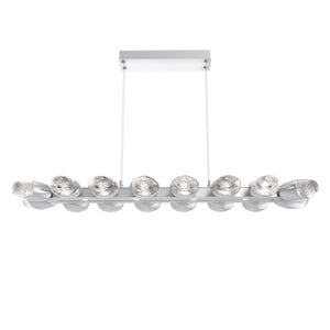 Hammerton Studio - PLB0079-48-CS-PC-CA1-L3 - LED Linear Suspension - Pebble - Classic Silver