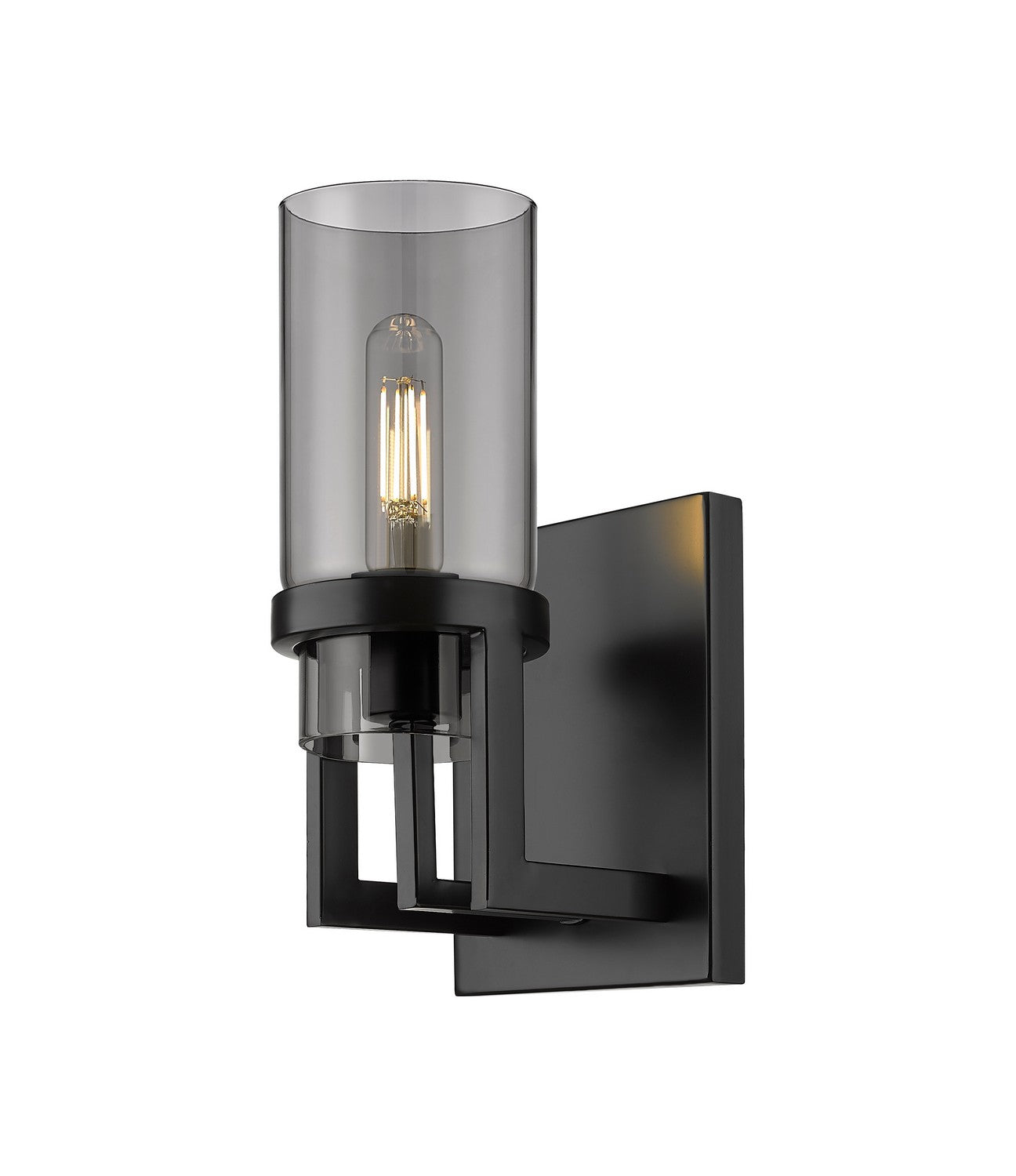 Innovations - 426-1W-BK-G426-8SM - LED Wall Sconce - Downtown Urban - Matte Black