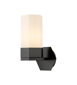 Innovations - 427-1W-BK-G427-9WH - LED Wall Sconce - Downtown Urban - Matte Black