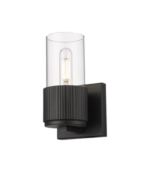 Innovations - 428-1W-BK-G428-7CL - LED Wall Sconce - Downtown Urban - Matte Black