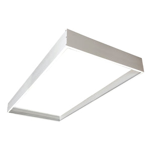 Nora Lighting - NPDBL-24DDFK/W - Slide-in Frame for Surface Mounting - LED Lay-In Panel Light - White