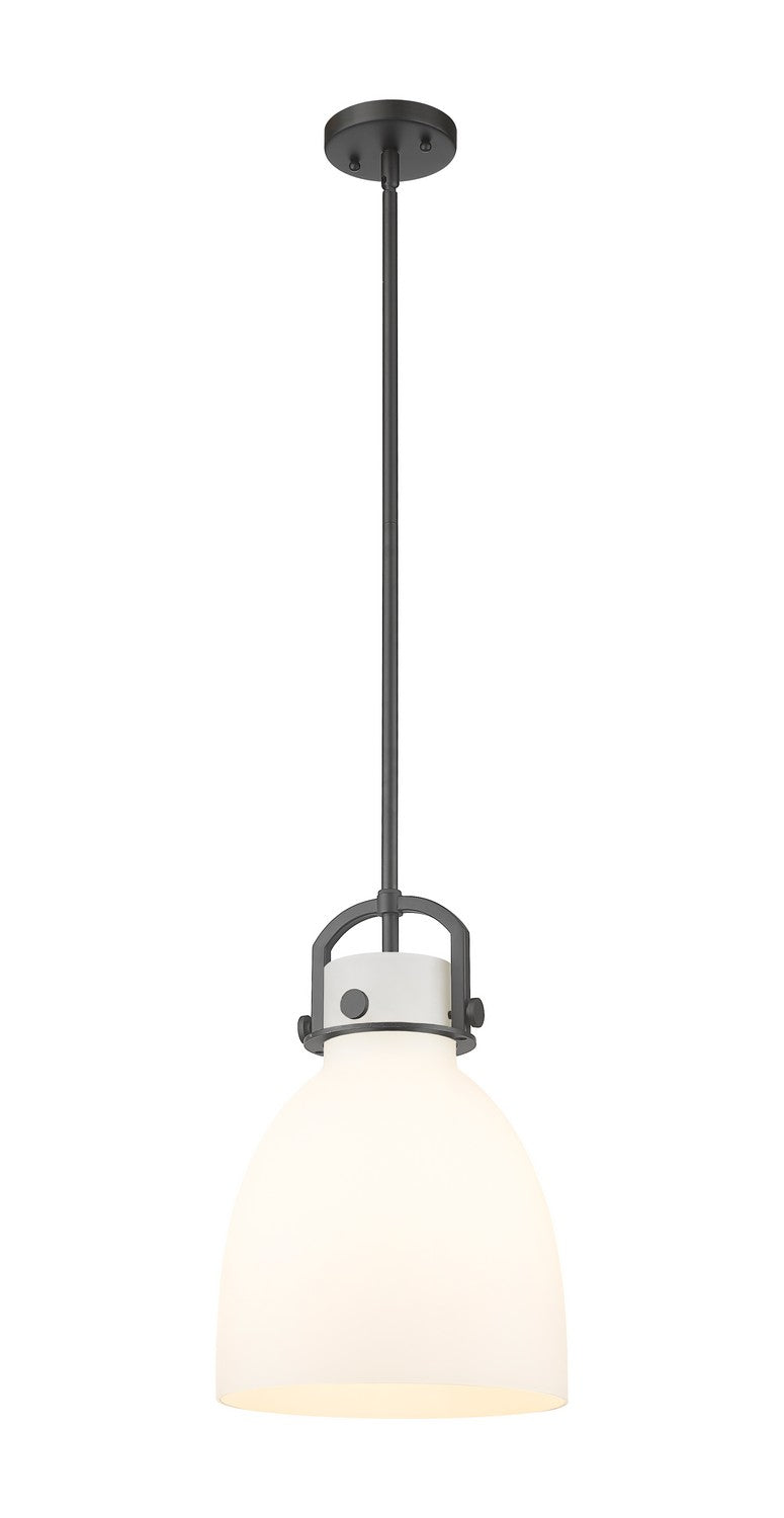 Innovations - 410-1SM-BK-G412-10WH - One Light Pendant - Downtown Urban - Matte Black